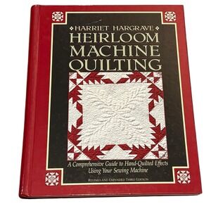 Heirloom Machine Quilting‎ Harriet Hargrave Hardcover Revised Expanded Spiral